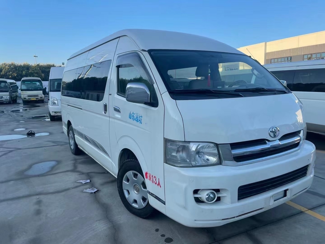 2017-jähriges 13 Sitze benutztes Schaltgetriebe Toyotas Hiace Mini Bus With Front Engine