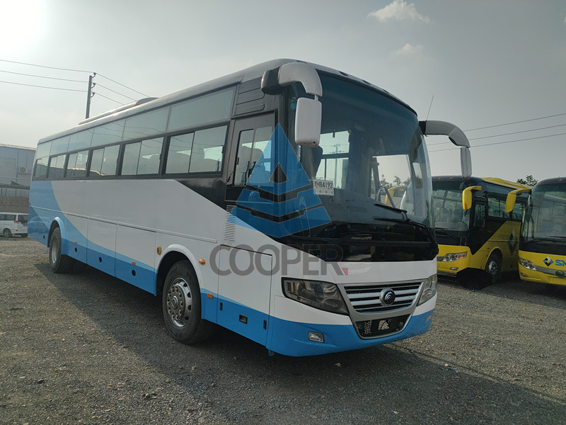 2014 Jahr 53 Sitzer Yutong Gebrauchter Bus ZK6112D RHD Lenkung Neue Sitzklimaanlage