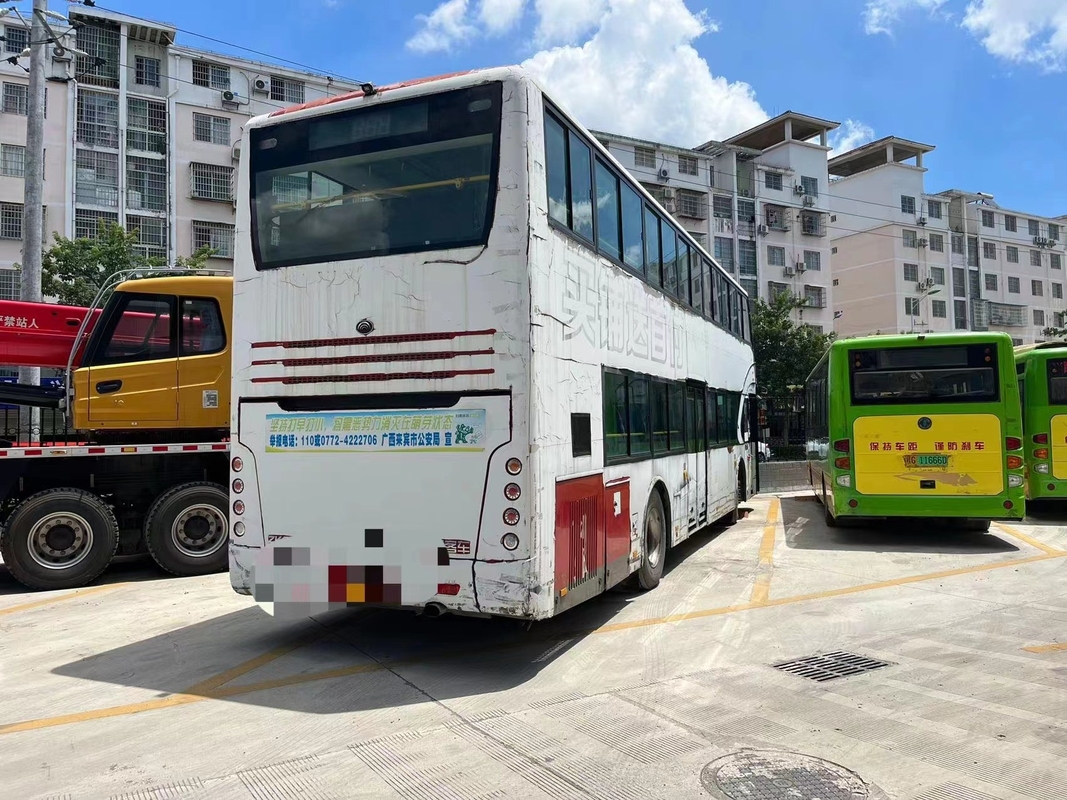 Zk6116HG Gebrauchter Reisebus Yutong 86/78 People Second Hand City Bus Double Deck