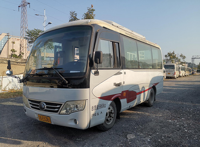 6 Hand-Yutong-Bus-Mini City Travelling Diesel Engine-rechte Hand Rive der Sitz-zweite 132KW