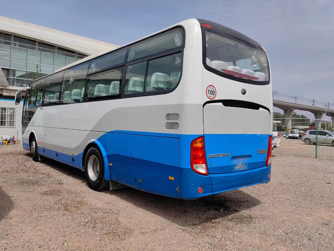 Benutzte einzelne Tür ZK6107 Sitzpassagier-links-Hand-Antrieb Yutong-Trainer-Bus 47