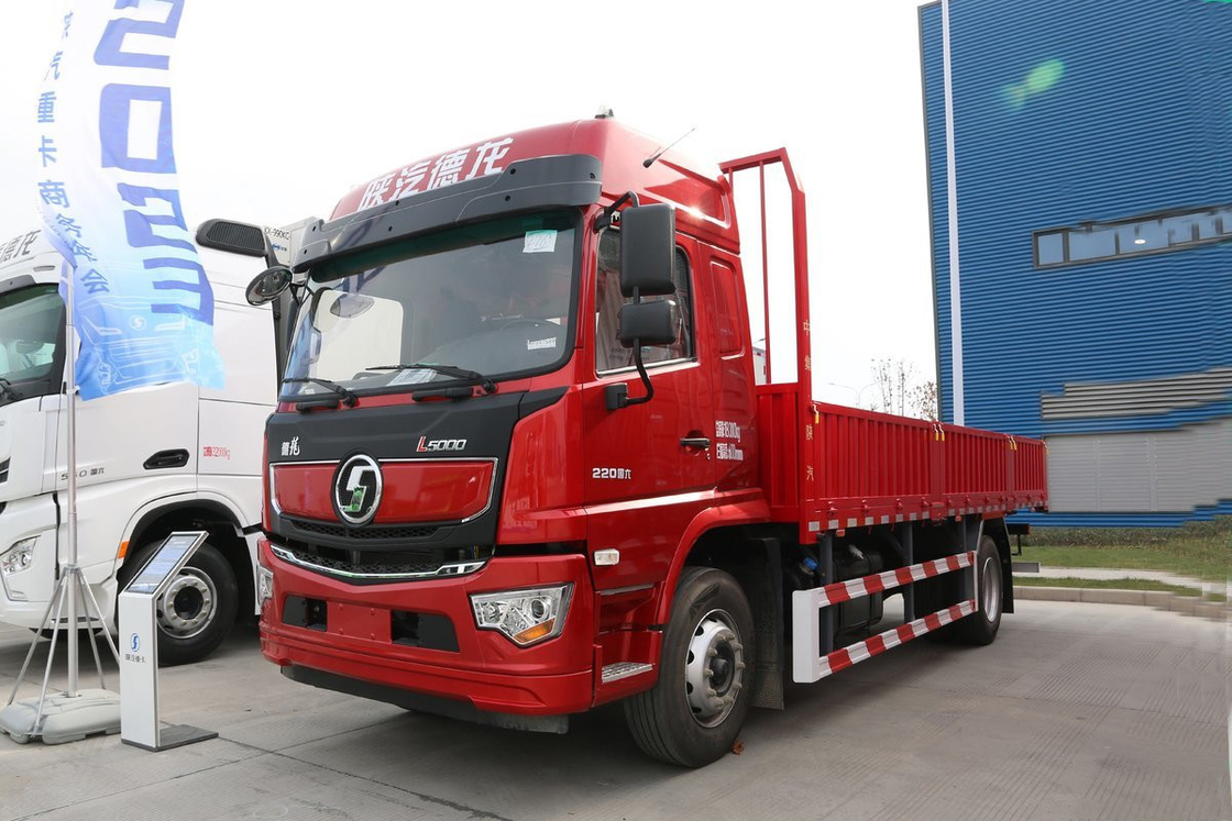 Shacman L5000 benutzte kleinen Lastwagen der Kipplaster-220hp 20 der Tonnen-6 des Rad-4X2