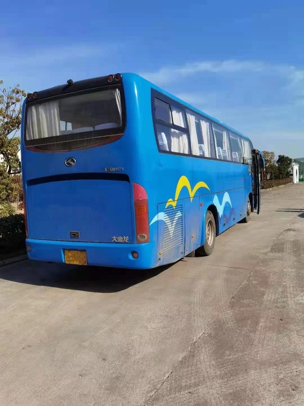 Trainer-Bus XMQ6117y 52seater Kinglong Marke benutzte linke Steuerung zurück Maschinen-180kw