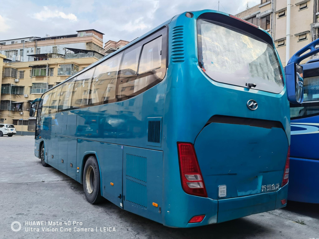 Benutzter Sitz-an zweiter Stelle Hand-Kinglong-Bus des Passagier-Bus-Dieselmotor-Bus-47 für Verkauf