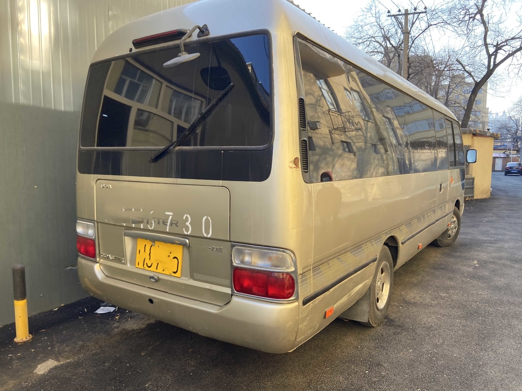 Benutzte Dieselmotor-2. Hand-Mini Buss 1HZ Mini Vans Toyota Coasters 29seats Maschine