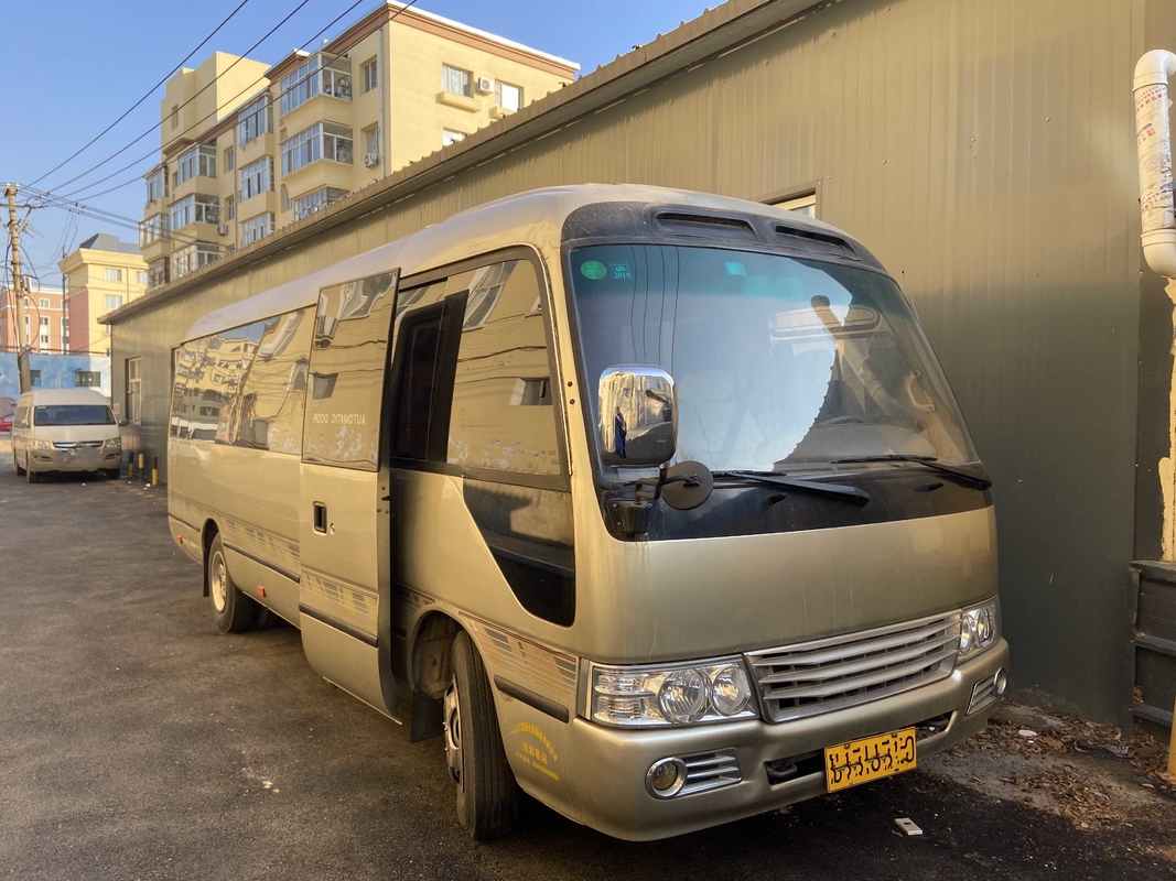 Benutzte Dieselmotor-2. Hand-Mini Buss 1HZ Mini Vans Toyota Coasters 29seats Maschine