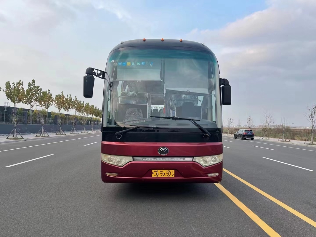 Länge Yutong ZK6122 des zweite Handtouristenbus-12m Blattfederungs-linker benutzter Zug
