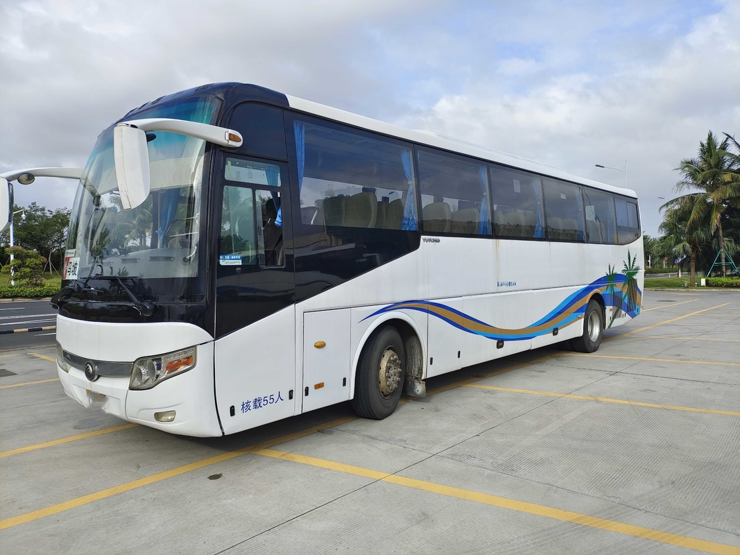 Die 55 Sitz2. Hand transportiert Yutong-Marken-Transport-Bus für Afrika-Dieselheckmotor-Züge