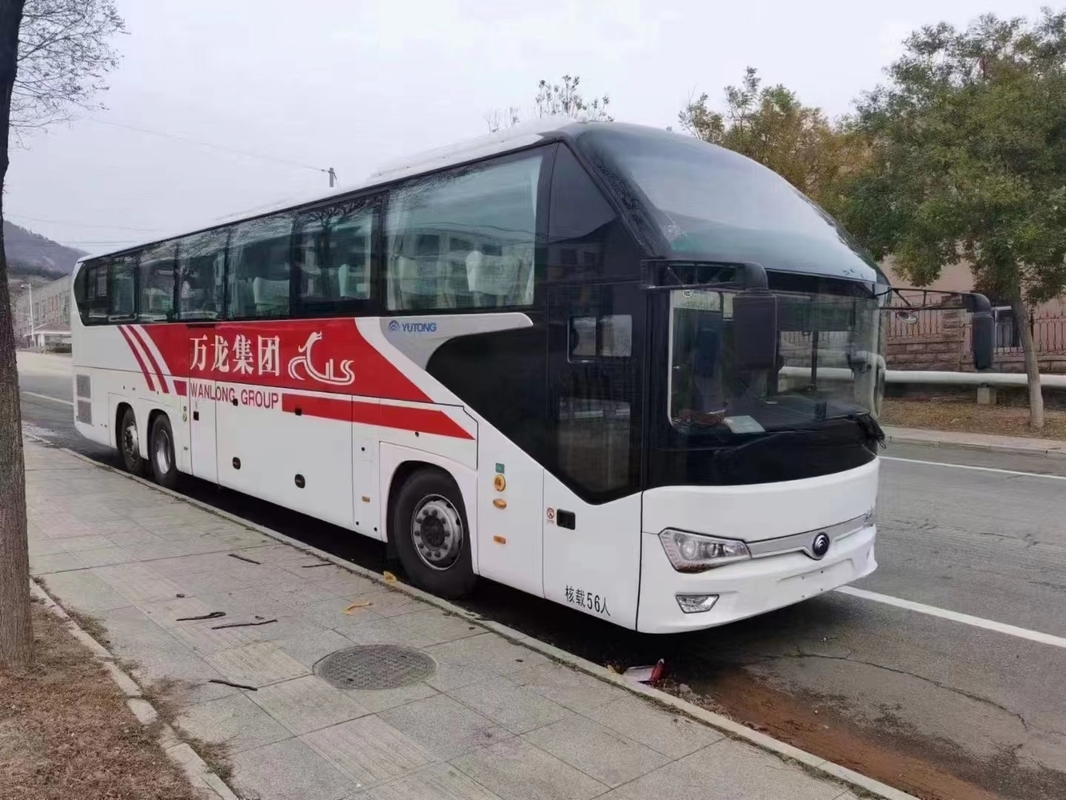 Reise-Trainer Bus 2020-jähriges 56 Sitze verwendetes Yutong transportiert Zk6148 Doppeltes Axle Bus
