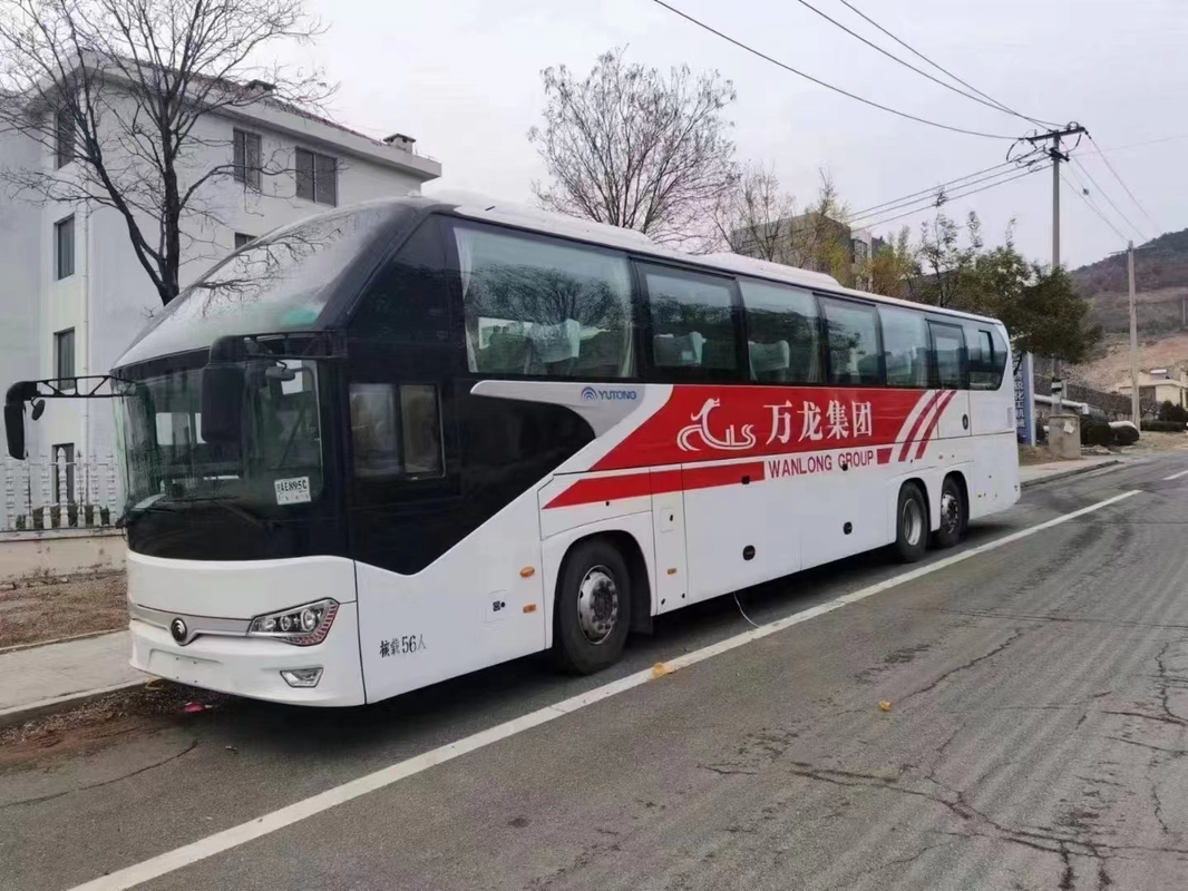 Reise-Trainer Bus 2020-jähriges 56 Sitze verwendetes Yutong transportiert Zk6148 Doppeltes Axle Bus