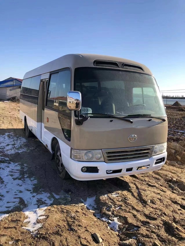 Sitzer-Toyotas Mini Bus 2TR des Toyota-Küstenmotorschiff-Bus-23 Benzinmotor-2. Handschulbus