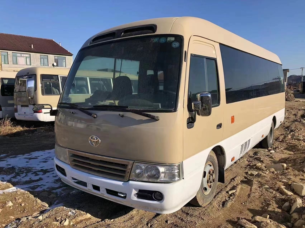 Sitzer-Toyotas Mini Bus 2TR des Toyota-Küstenmotorschiff-Bus-23 Benzinmotor-2. Handschulbus