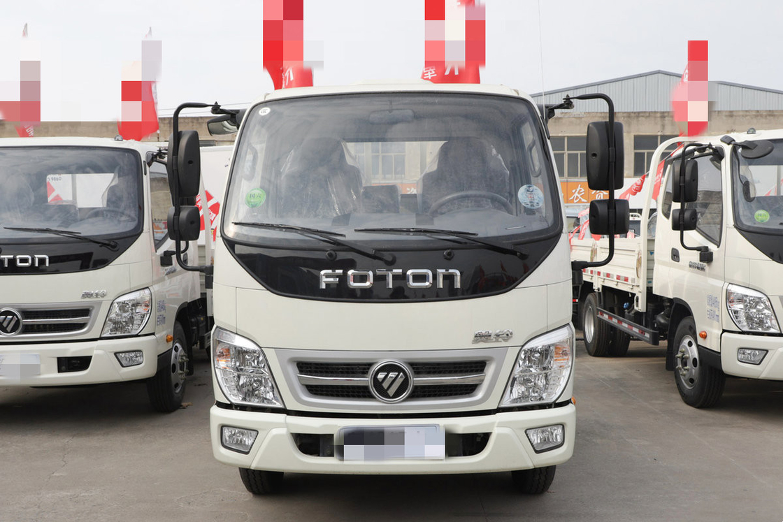 Benutzte helle neue Tipper Tipping Left Hand Drive Foton LKWs des LKW-Dump-132hp des Kipplaster-4x2