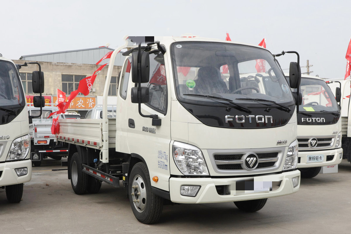 Benutzte helle neue Tipper Tipping Left Hand Drive Foton LKWs des LKW-Dump-132hp des Kipplaster-4x2