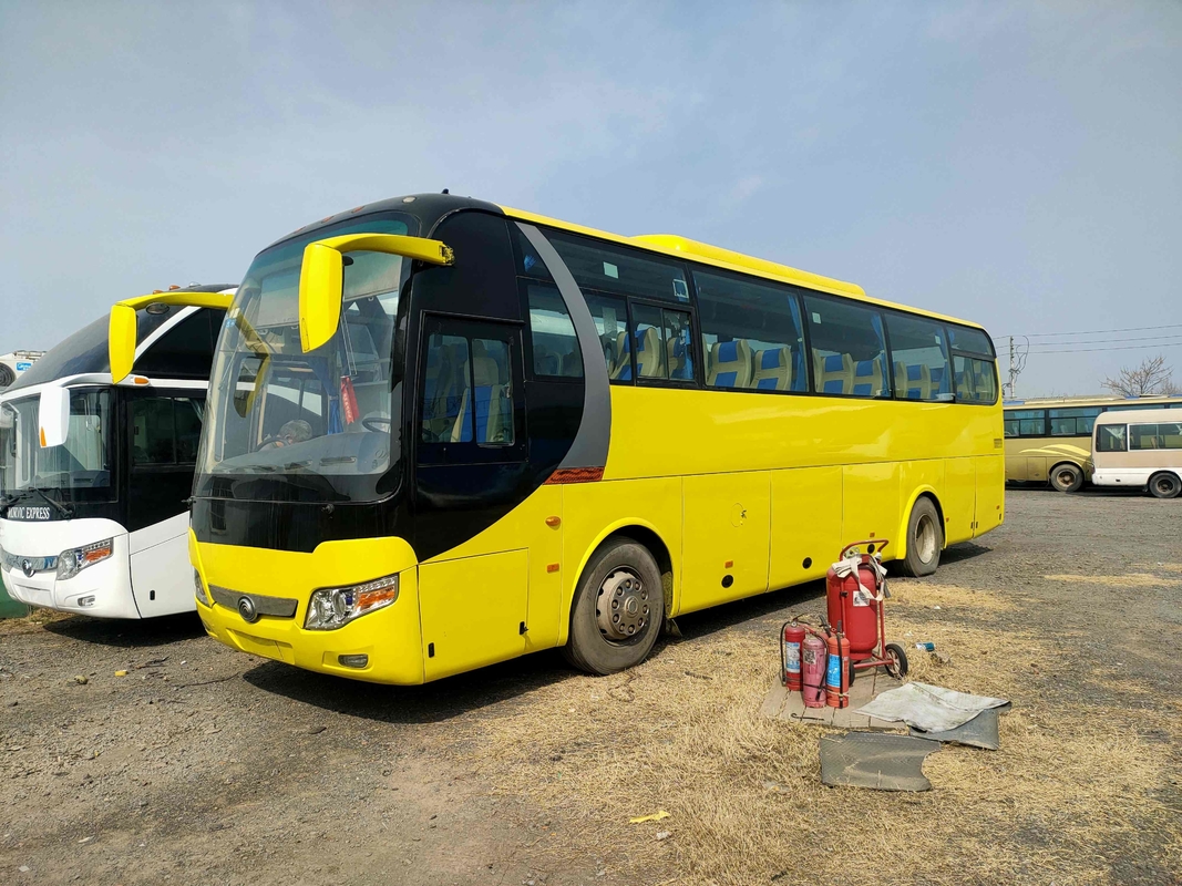 Benutzte Shuttle-Bus Yutong ZK6110 Tür-Airbag-Suspendierung des Heckmotor-Bus-49seats zwei