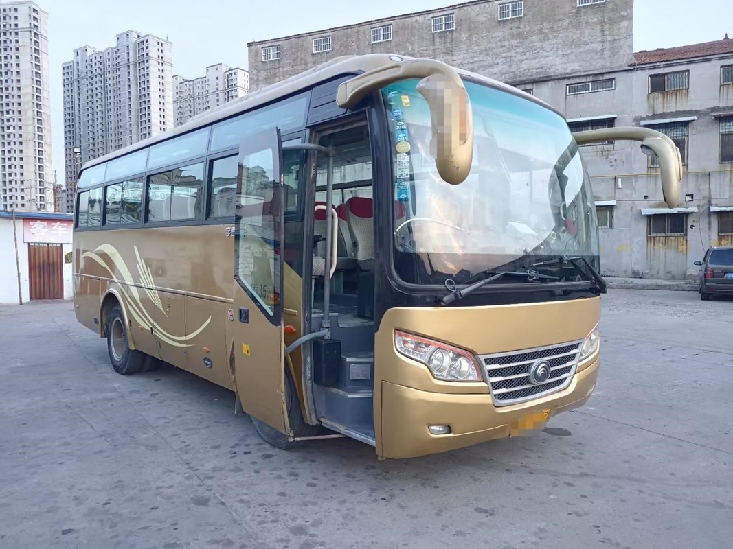 Langstrecken- Sitzefront engine buss 35 Klimaanlage Yuchai-Maschine Yutong-Bus-ZK6792D