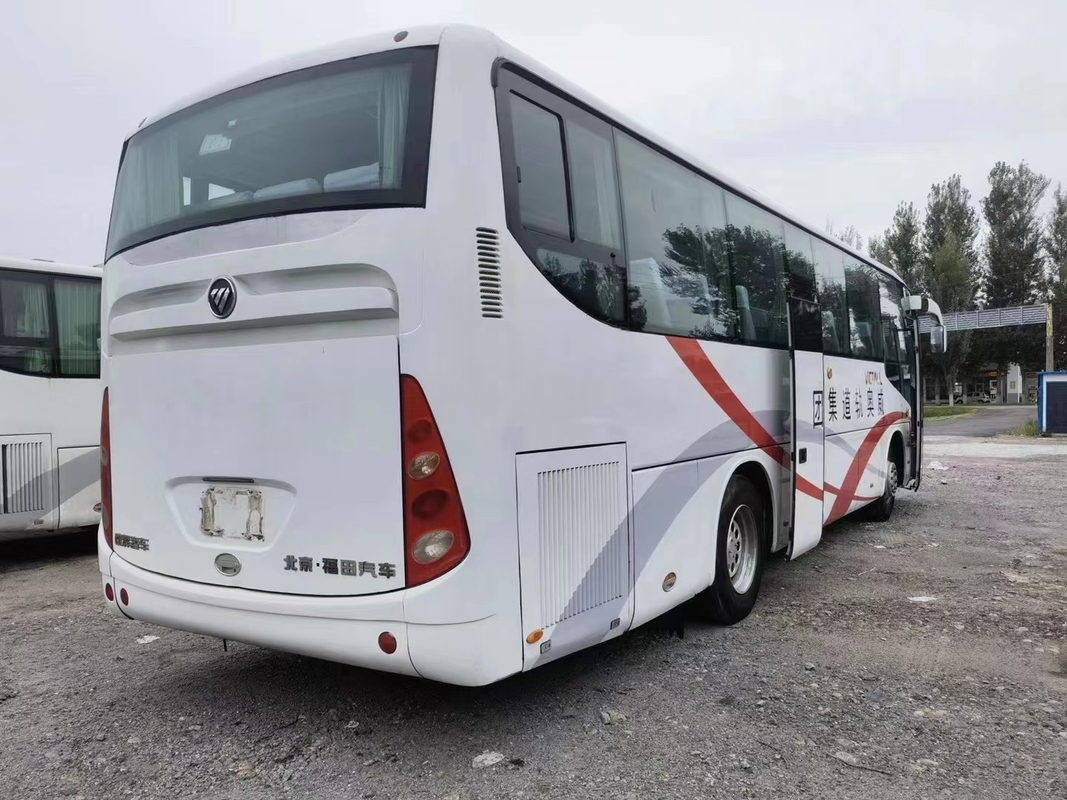 Benutzter Reise-Bus verwendete Plan-weiße Farbe der Foton-Bus-BJ6103 Weichai Maschinen-55 der Sitz2+3