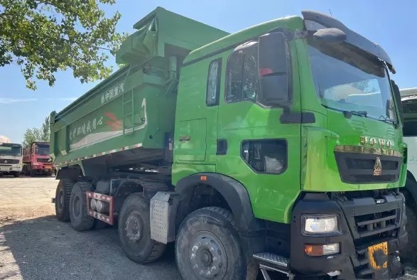 Zweiter Antriebs-Modus des Handkipper-LKW-HOWO Sino des Kipplaster-8×4 benutzte Dieselmotor-LKW