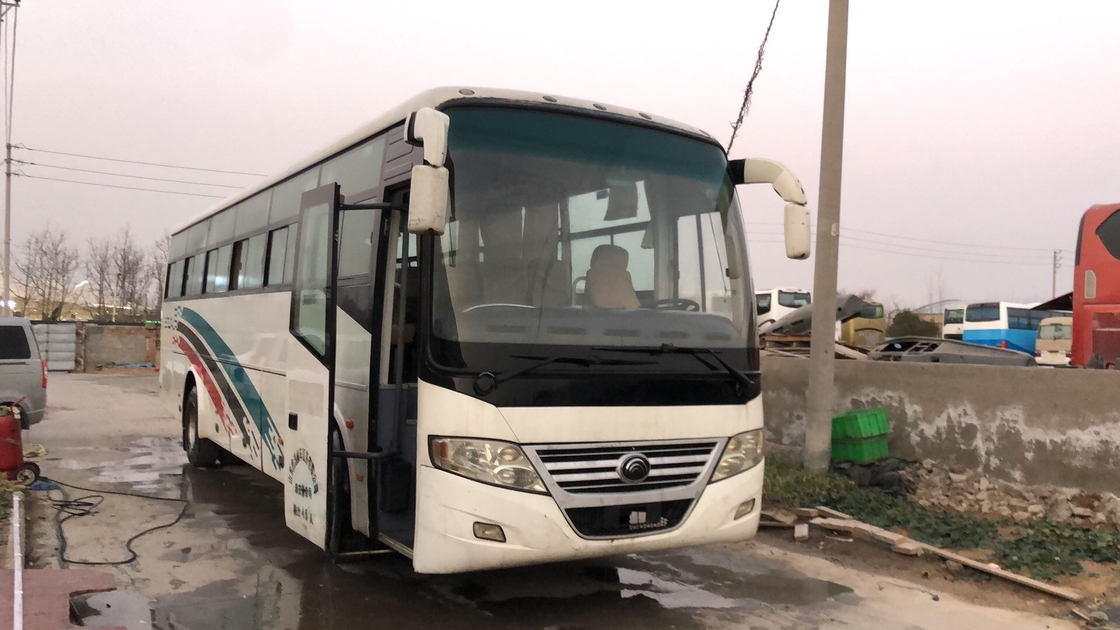Benutztes Yutong gleitendes Fenster zweite Handtouristenbus-Front Engines 53 Sitze Bus-ZK6112D