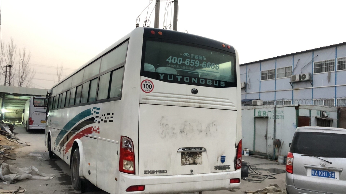 Benutztes Yutong gleitendes Fenster zweite Handtouristenbus-Front Engines 53 Sitze Bus-ZK6112D
