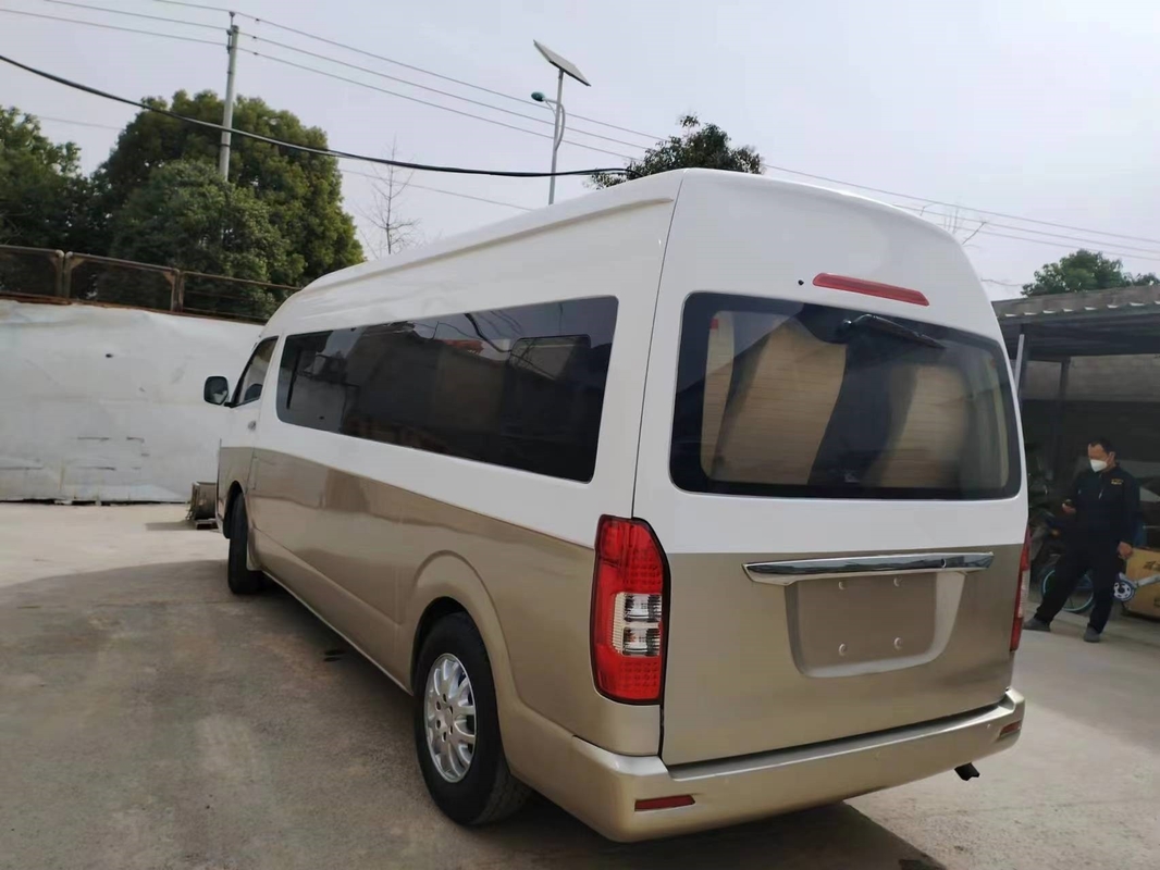 Billige zweite Handkleinbus 18 Sitze benutztes Bus-Front Engine Vehicle Fernsehen Kinglong Hiace