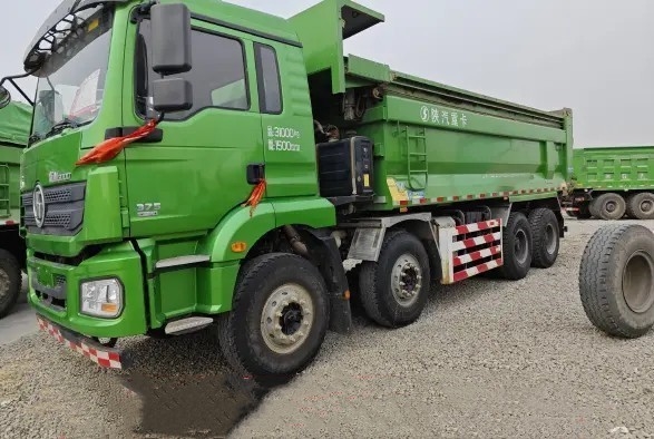 Benutzter Diesel-Reifen-Hauptder kabinen-8×4 Kipplaster der LKW-12 Antriebs-des Modus-375hp 2. der Handshacman