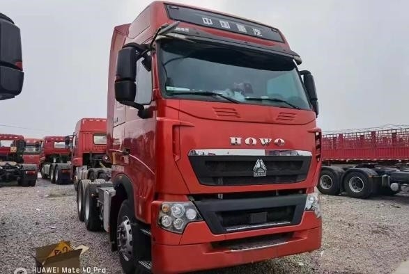 2. Handanhänger 3 Antriebs-Modus-460hp HOWO Reifen des Sitz6×4 Sattelzug-rote der Farbe10