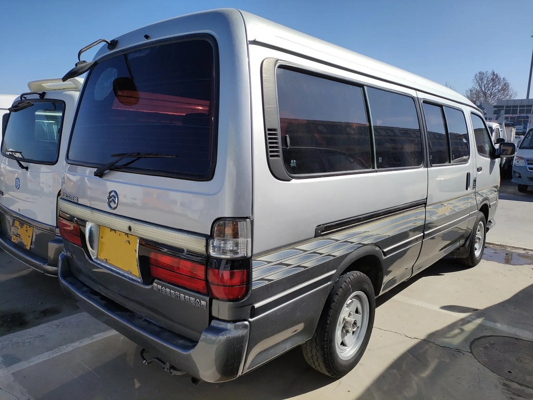 Benutzter 14 Sitzdieselmotor goldenes Dragon Hiace XML6532 des Passagier-Bus-Klimaanlagen-gleitenden Fenster-14