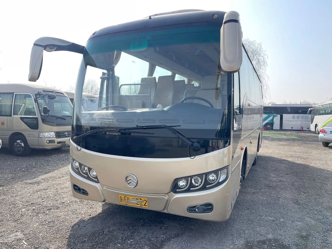 Alter Trainer-Bus 37 Heckmotor Sitzdes schaltgetriebe-LHD benutzte goldene Klimaanlage des Drache-XML6857