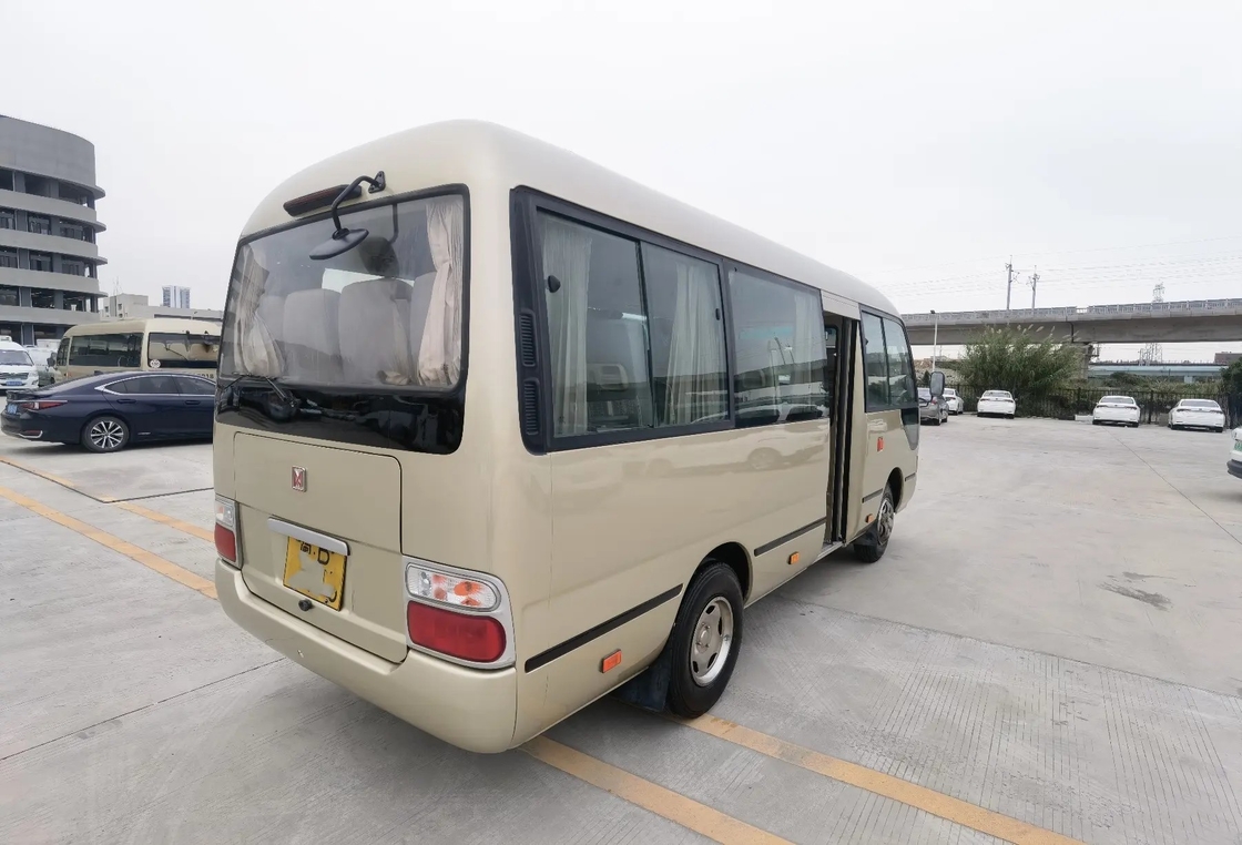 2. Hand Mini Bus Champagne Color 19 Sitze Front Engine Floding Door 6 benutzten JMC-Meter Küstenmotorschiff-JX6602