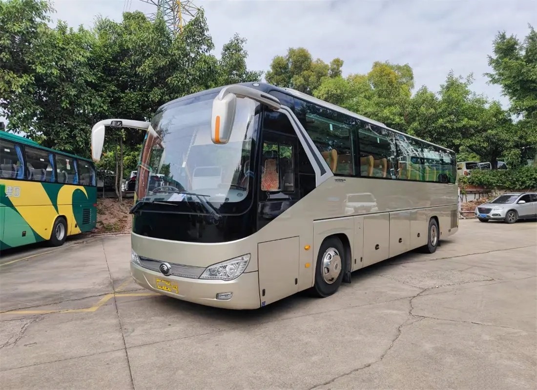 Langstreckenbus-Doppeltüren 46 Sitze 11 Meter Luxusinnenausstattungs-verwendeten jungen Tong Bus ZK6119