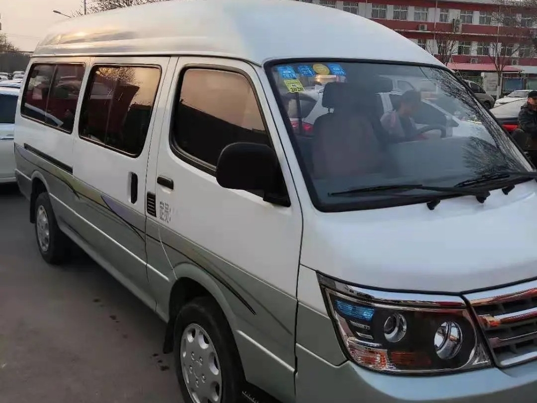 Benutzter Fenster-Klimaanlagen-2. Handkleinbus SY6548 Mini Coach High Roofs 14 große Hiace gleitendes Sitzjinbei