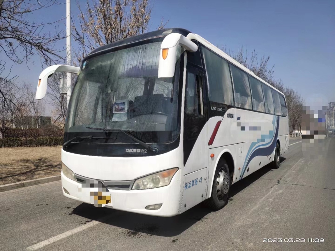 2. Handbus 10,5 Meter versiegelnd Sitzklimaanlage benutzten Kinglong-Bus XMQ6101 der Fenster-mittlere Beifahrertür-47
