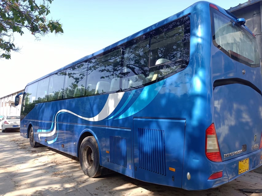 Sitzdoppeltüren Sekunden-Handreisebus Weichai-Maschinen-55, die Fenster 11,5 Meter der benutzten jungen Zangen-ZK6127 versiegeln