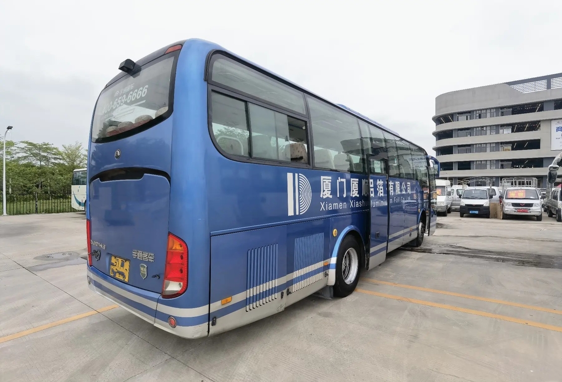 Benutzter Sitz-großer Gepäckraum des Shuttle-Bus-45 10,5 Yuchai-Maschinen-mittlere Tür-2. Hand-Yutong-Meter Bus-ZK6107