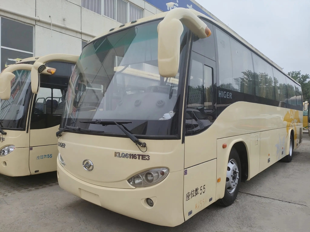 Benutzter MCI-Bus KLQ6116 benutzte höhere versiegelnde Sitzeinzelne Tür Yuchai-Maschine des Fenster-55 10,5 Meter