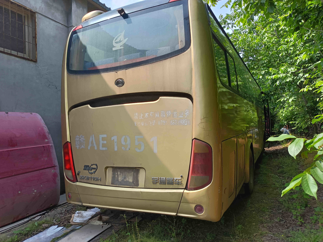 Junge Tong Bus 51 setzen goldenen Farbdichtungs-Fenster EURO III 10,5 Heckmotor benutzten Yutong-Meter Bus-ZK6110