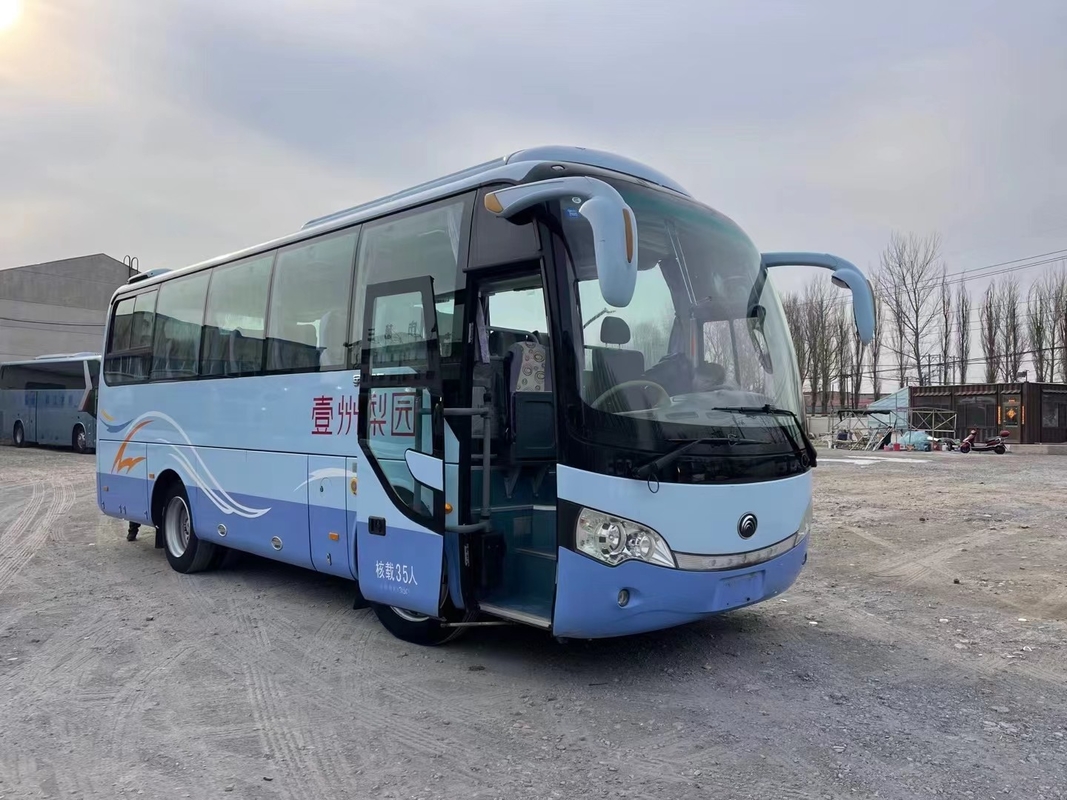 Benutzte Sitz2. Handjunge Tong Buss ZK6808 des Durchfahrt-Bus-einzelne Tür linke Hand-Antriebs-35 8 Meter