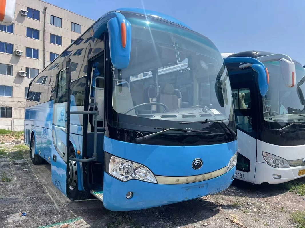 Benutzte 2015-jährige blaue Farbseltene Maschinen-Junge-Zange ZK6908 Bus-und des Zug-39 Sitz-Yuchai-Maschinen-245hp
