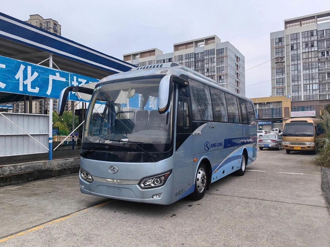 Benutzte Sitze des Shuttle-Bus-26, die Fenster 8,5 220hp-Maschinen-Schaltgetriebe Kinglong-Meter Bus-XMQ6859 versiegeln