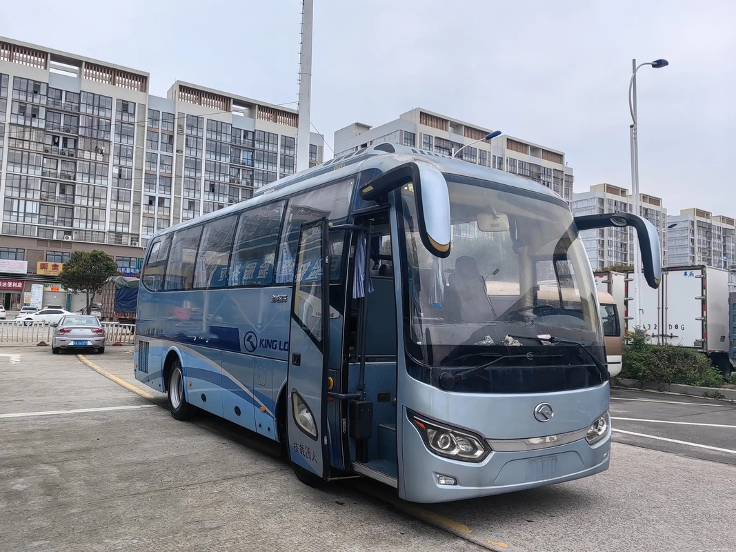 Benutzte Sitze des Shuttle-Bus-26, die Fenster 8,5 220hp-Maschinen-Schaltgetriebe Kinglong-Meter Bus-XMQ6859 versiegeln
