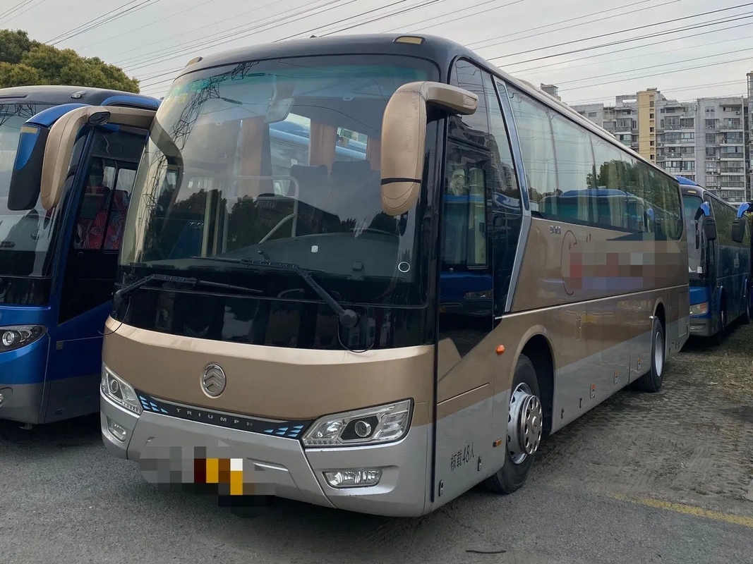 Verwendeter Trainer Bus 90% neue 48 setzt Maschine 100km/H 2. des Hand-Antriebs-goldene Drache-XML6112 Weichai