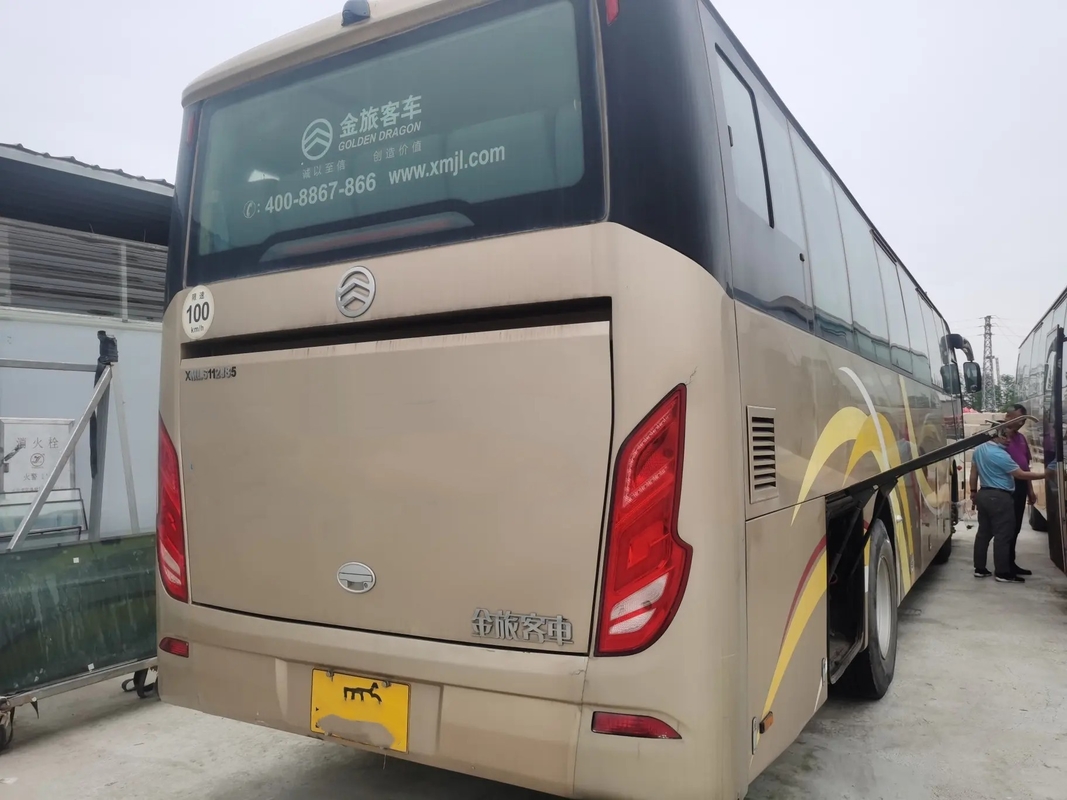 Sitz-Weichai-Maschine 245hp des Dieselmotor-Bus-50 benutzte goldene Blattfeder-einzelne Tür des Drache-XML6112 mit A/C