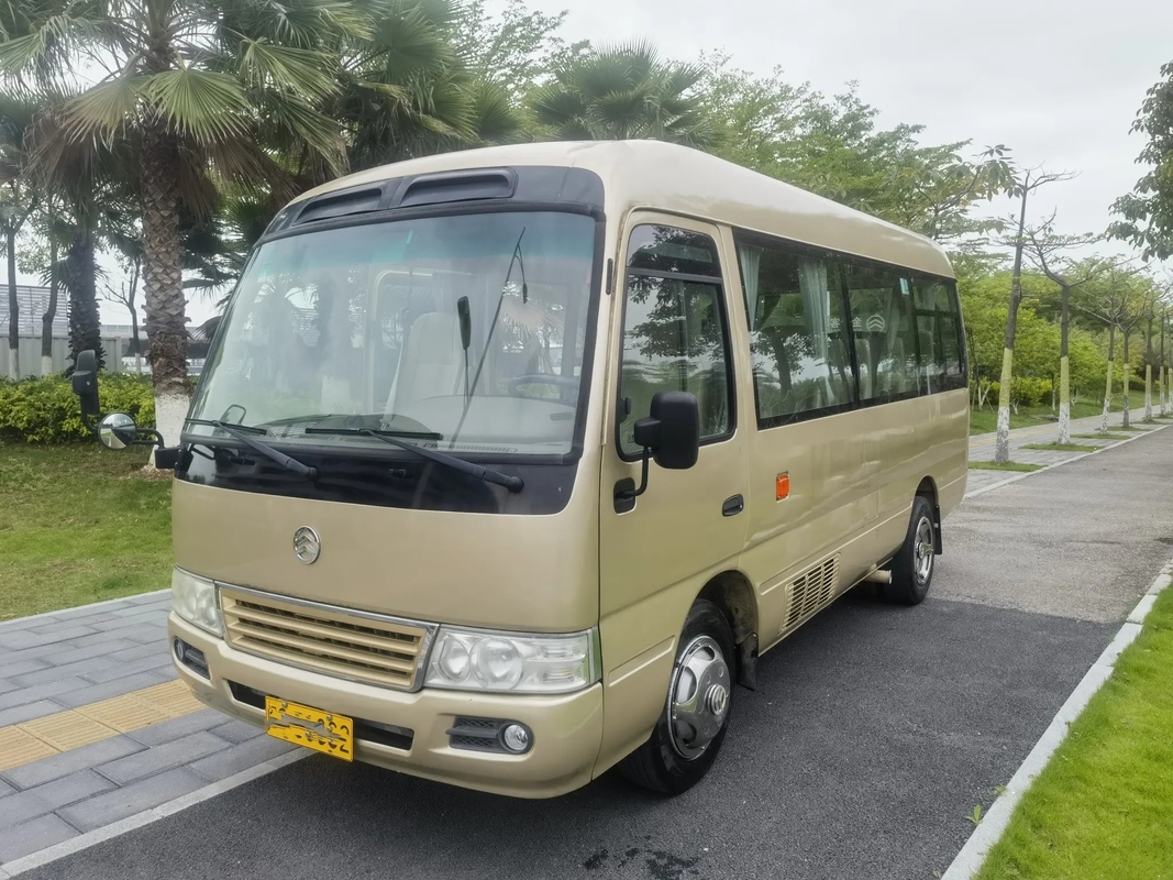 Zweite Handküstenmotorschiff 6 Meter Front Engine 19 Sitze benutzte goldene externe Schwingtür Dragon Minibuss XML6601