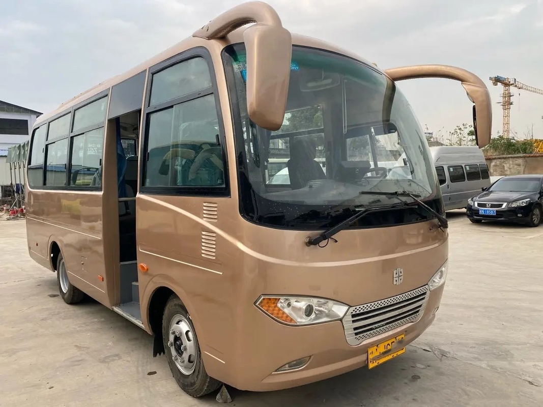Benutzte Sitzgleitendes Fenster-Front Engine Withs Mini Bus External Swinging Doors 25 A/C 2. Hand Zhongtong Lck6660d