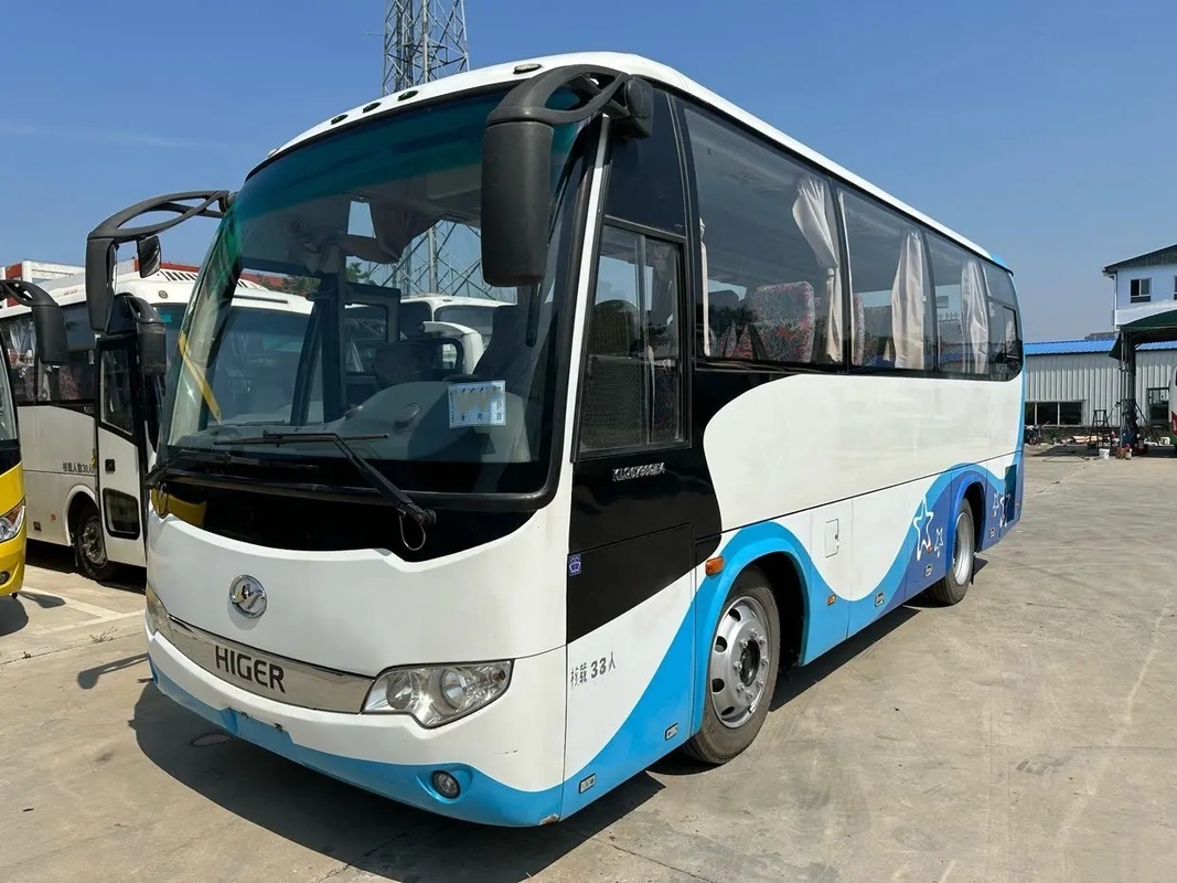 Benutzte Sitzschaltgetriebe-2. Hand höheres KLQ6796 der Durchfahrt-Bus Yuchai-Maschinen-Airbag-Suspendierungs-33 mit A/C