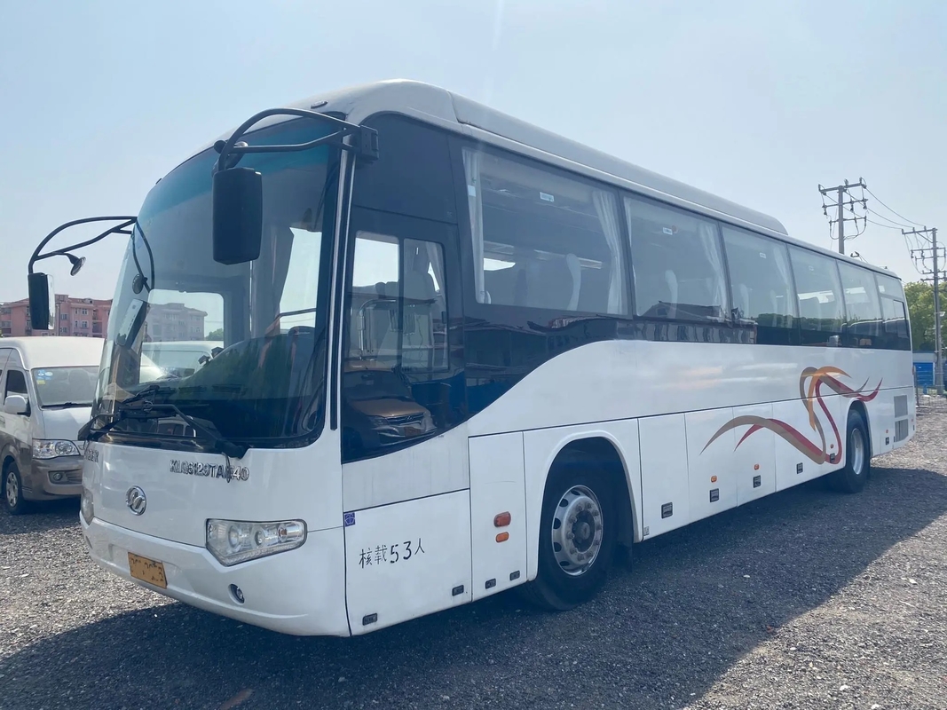 Benutzter Bus und Trainer Luggage Compartment 2 Türen 53 Sitze, die Fenster mit A/C linker Hand-Antriebs-höherem Bus KLQ6129 versiegeln
