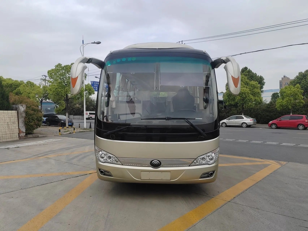 Verwendete Personenwagen 8 Meter Schaltgetriebe-junge Tong Buss ZK6816 seltene Maschinen-32 Sitzklimaanlagen-