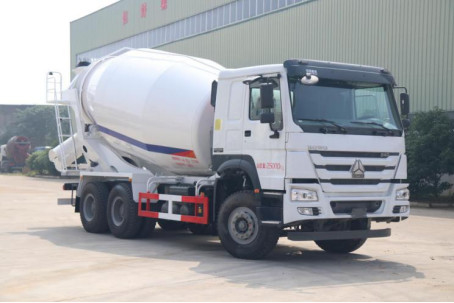 Benutzter konkreter der LKW-6×4 Betonmischer-LKW EURO IV Antriebs-des Modell-LHD Sinotruck Howo 8 Tonnen ladend