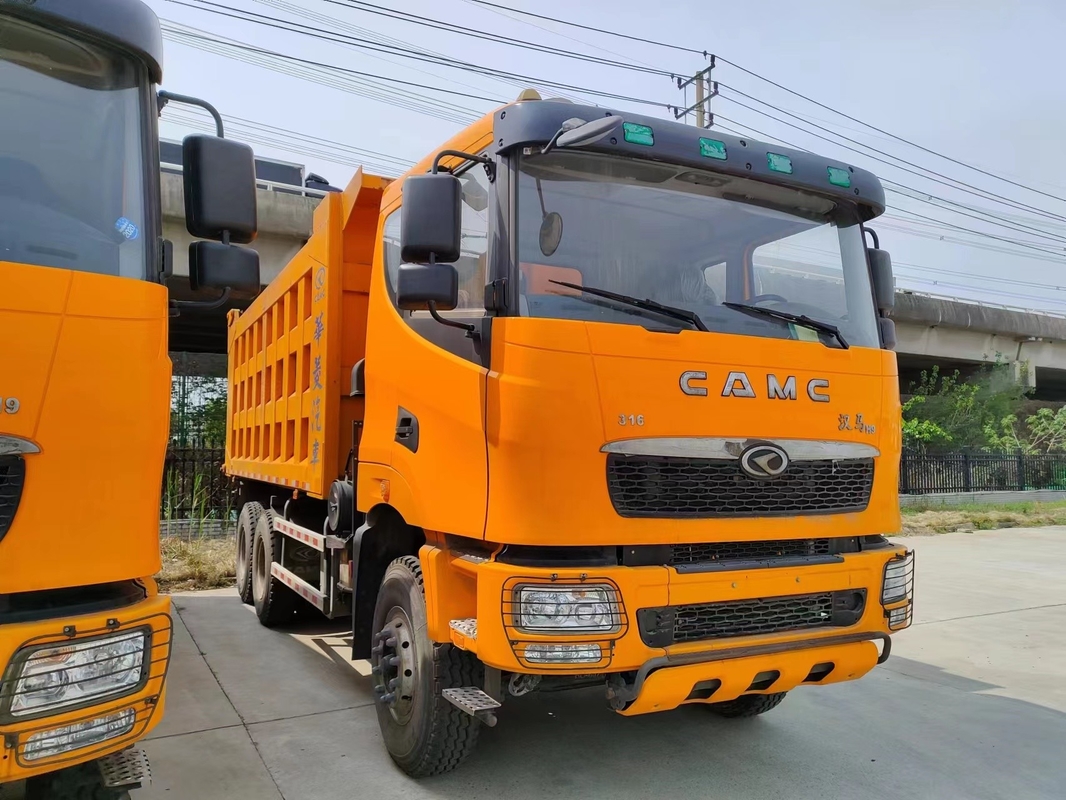Benutzter Handelsder kipplaster-316hp 6×4 Kipplaster-flacher Kopf Antriebs-des Modell-10 Hochleistungsder reifen-CAMC